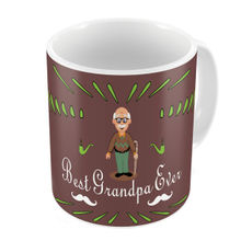 Indigifts Indigift Grandfather Birthday Gift Best Grandpa Ever Brown Coffee Mug 325ml