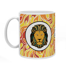 Indigifts Leo Zodiac Gifts Ceramic Microwave Safe Multi-Color Coffee Mug 325ml