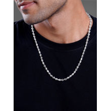 GIVA 925 Silver Kite Bevelled Chain For Men