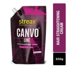 Streax Professional Canvoline hair straightening cream For curly & frizzy hair, Intense