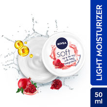 NIVEA Soft Light Moisturizer Cream Peppy Pomegranate For Hands And Body
