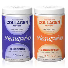 Beautywise Marine Collagen Pepties Powder For Skin,Hair And Nails (Blueberry & Mango)