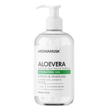 AromaMusk Aloever Hydrating Gel with Pure Aloe Vera Gel & Vitimin E