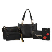 Bagsy Malone Black Women Tote Combo Set Of 5