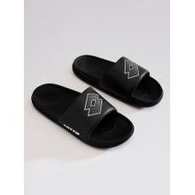 LOTTO Enduro Plus Black Sliders for Men
