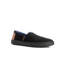 roar for good Midnight Onyx Ecostride Canvas Slip-On Black Sneakers