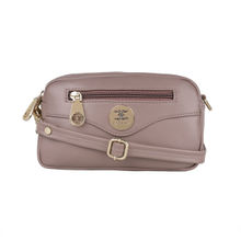ESBEDA Light Brown Solid Boxy Shape Slingbag for Women (S)