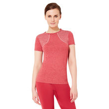 Amante Red Seamless Fitness T-Shirt