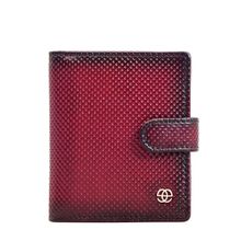 Eske Marco Card Holder 3 Card Holders Wine Hand-Stitched Perfo