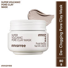 Innisfree Super Volcanic Pore Clay Mask 2X For Clogged Pores, Oil Control, Excess Sebum & Blackhead