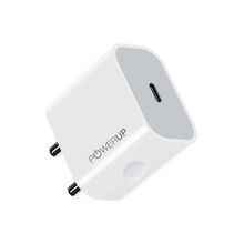 PowerUp Turbo 20W PD USB Type-C Wall Charger Adapter -White