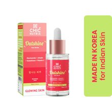 Chicnutrix Outshine Face Serum - Niacinamide + Vitamin C + Glutathione + Arbutin - Glowing Skin