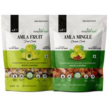 NourishVitals Healthy Combo, Amla Fruit Dried Candy + Chatpata Amla Mingle Candy