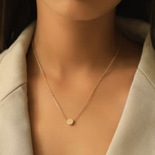Ayesha Gold-Toned Chain with Minimalist Circular Pendant Necklace
