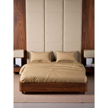 MULBERRY LIVING Opulent Hue King Size 500TC Bedsheet with 2 Pillow Covers - Beige