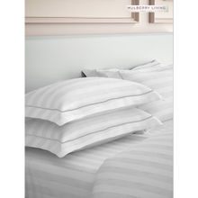 MULBERRY LIVING Elysian Stripes Pillow Covers - White