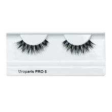 Uroparis Human Hair Eyelashes - PRO 5 / BLACK DOUBLE VOLUME HAIR