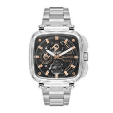 Quantum Powertech Multifunction Black Square Dial Mens Watch - PWG1092.350 (M)