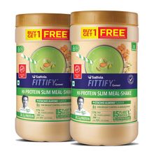 Saffola FITTIFY Hi-protein Slim Meal Shake - Pistachio Almond(Buy 1 Get 1)