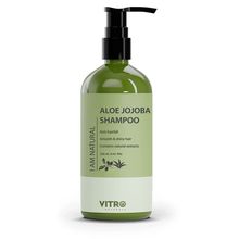 Vitro Naturals Aloe Jojoba Shampoo For Hair Fall Control Sulphate Free Shampoo