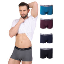 Elmiro Mens Intimo-tech Antimicrobial Micro Modal Bold Trunk - Multicolor (Pack of 5)