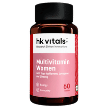 HealthKart Hk Vitals Multivitamin For Women, Boosts Energy, Stamina, And Skin Health