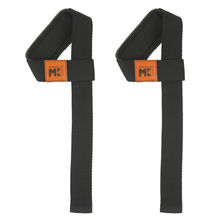 MuscleBlaze Weight Lifting Straps, Deadlift Strap (Black Free Size)