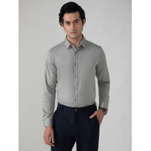 Subtract Cotton Lycra Formal Shirt in Ash Grey - Slim Fit