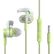 boAt Bassheads 242 N Wired Earphones With Sports Fit, Stretch Resistance & Ipx4 (Spirit Lime)