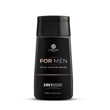 Carlton London Perfume Men Face Scrub + Mask, Facial Scrubs & Exfoliators, Cleansers, Skin