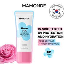 MAMONDE Rose HA Sunscreen SPF 50 PA++++ with Rose Extract + Hyaluronic Acid
