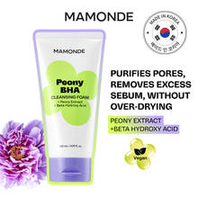 MAMONDE Peony BHA Cleansing Foam with Peony Extract + Beta Hydroxy Acid