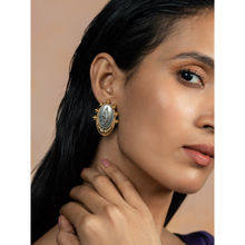 Shaya by CaratLane Mahileyaru Coin Earrings in Dual Plated 925 Silver