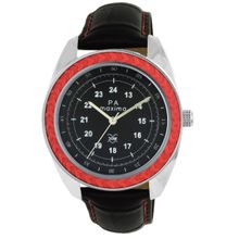 PA Maxima Men 60105LMGI Black Dial Analog Watch (M)