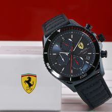 Scuderia Ferrari Pilota Evo Chronograph Blue Round Dial MensWatch - 0830774