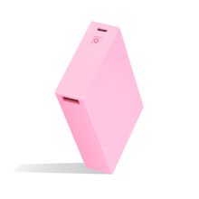 Portronics POR 805 Power Box 5K 5000mAh Power Bank with Single USB Output Pink
