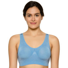 Wacoal B-Smooth Padded Non-Wired Full Coverage Seamless T-Shirt Bra - Blue