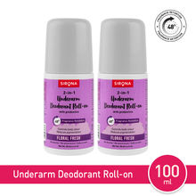 Sirona Floral Fresh Underarm Roll On Deodorant - Pack Of 2