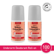 Sirona Citrus Cheer Underarm Roll On Deodorant - Pack Of 2