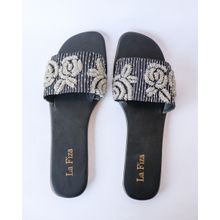 La Fiza Anya Embellished Sliders