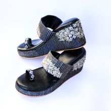 La Fiza Zaisha Embellished Wedges