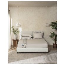 SANSAAR A D'DECOR BRAND LIVE CONSCIOUSLY Set Eb 317-Fleur-Moonbeam Bedsheet King