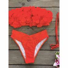 WomanLikeU Orange Petal Bikini (Set of 2)