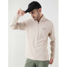Wildcraft Waffle Knitted Henley Zipper T-shirt