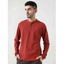 Wildcraft Men's Micropant Knitted Waffle Henley T-Shirt