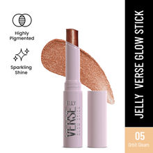Swiss Beauty Jelly Verse Glow Eyeshadow Stick , Rich Color Payoff, Crease-Proof - 5 Orbit Gleam