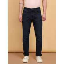 Wrangler Men's Blue Millard Straight Fit Mid Rise Light Fade Jeans