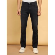 Wrangler Men's Black Millard Regular Fit Mid Rise Jeans