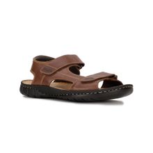 Scholl Men Brown Sandals