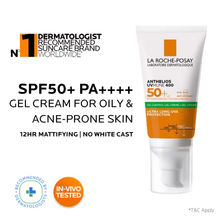 La Roche-Posay Anthelios UVMUNE400 Oil Control Gel Cream SPF50+, Sunscreen For Oily, Acne-Prone Skin